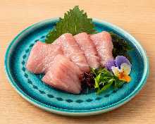 Fatty bluefin tuna sashimi