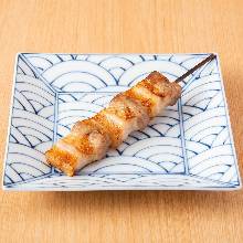 Pork rib skewer