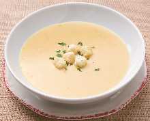 Creamy corn soup