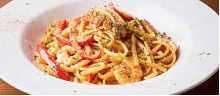 Shrimp Cajun Linguine