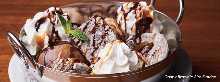 Crispy Brownie Sundae