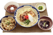 Okinawan noodles with sparerib