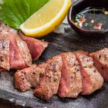 Beef tongue steak