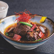 Simmered beef tendon