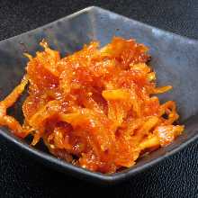 Dried squid kimchi