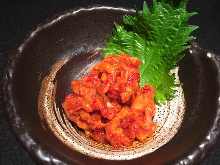 Chanja (Korean spicy marinated cod innards)