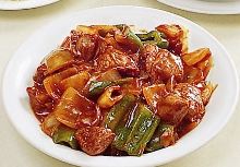 Stir-fried dish