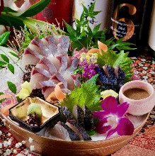 "Goma-saba" sesame-flavored mackerel (regional dish)