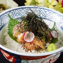 "Goma-saba" sesame-flavored mackerel (regional dish)