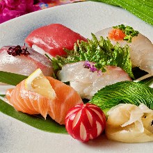 Assorted nigiri sushi, 5 kinds