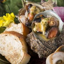 Grilled turban shell Grilled turban shell