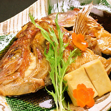 Simmered bony fish parts