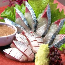 "Goma-saba" sesame-flavored mackerel (regional dish)