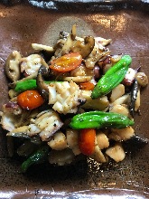 Garlic stir-fry