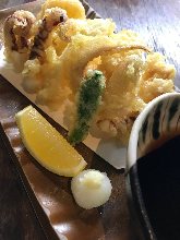 Squid tempura