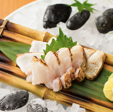 Longtooth grouper sashimi