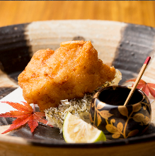 Fried longtooth grouper