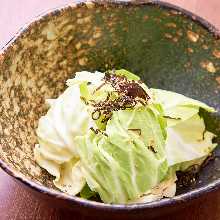 Cabbage and shiodare sauce