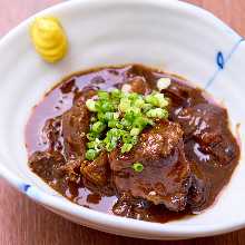 Simmered beef organ meats
