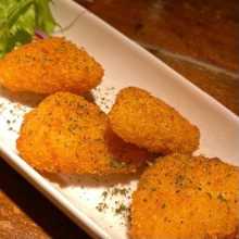 Fried camembert cheese