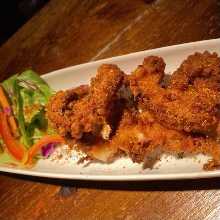 Fried spicy squid tentacles