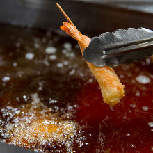 Assorted fried cutlet skewers, 5 kinds