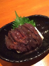 Firefly squid pickled in soy sauce