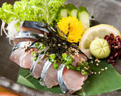 "Goma-saba" sesame-flavored mackerel (regional dish)