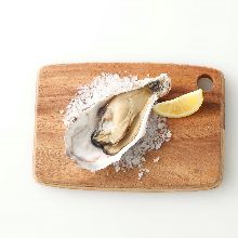 Unsalted grilled oyster