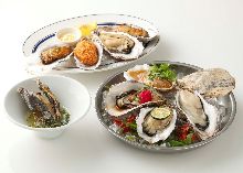 Assorted oysters