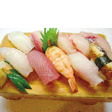 Assorted nigiri sushi, 10 kinds