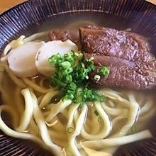 Okinawan noodles with sparerib