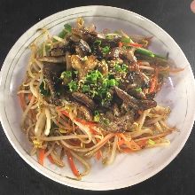 Stir-fried offal