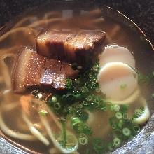 Okinawa soba noodles