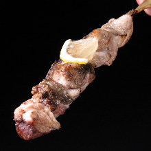 Grilled fish skewer