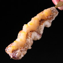 Grilled fish skewer