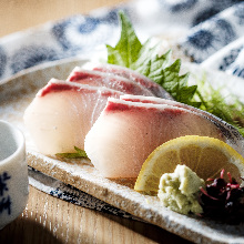 Amberjack sashimi