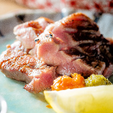 Charcoal grilled beef tongue Charcoal grilled beef tongue