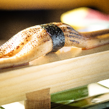 Seared conger eel