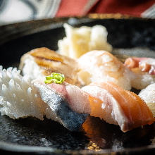 Assorted nigiri sushi, 7 kinds