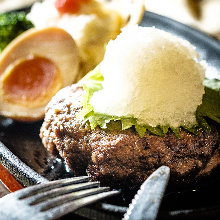 Japanese-style hamburg steak