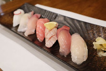 Assorted premium nigiri sushi