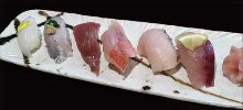 Assorted nigiri sushi, 5 kinds