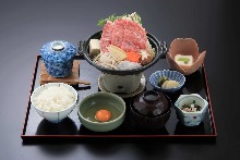 Sukiyaki meal set