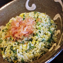 Fried rice with leaf mustard