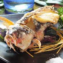 Fried banana fish