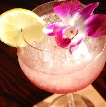 Cassis and Shikuwasa Cocktail