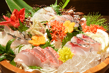 Assorted sashimi, 5 kinds