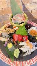 Assorted sashimi