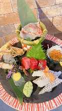 Assorted sashimi